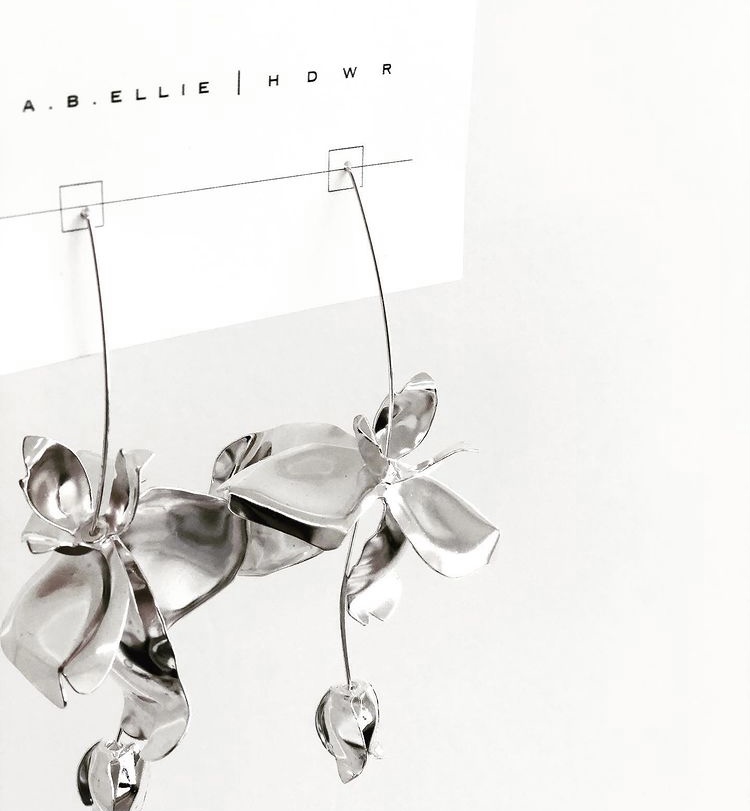 A.B.Ellie　MAGNOLIA STEM DROP Silver